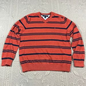 Tommy Hilfiger Mens L 100% Cotton Sweater Algondon Officewear